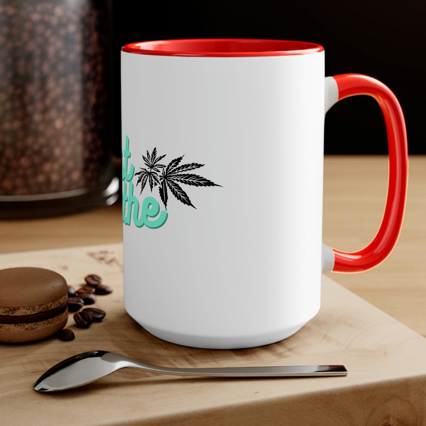 "Just Breathe" Cannabis Tea Mug