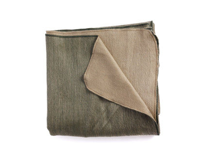 Reversible Alpaca Throw Blanket Handwoven From Ecuador