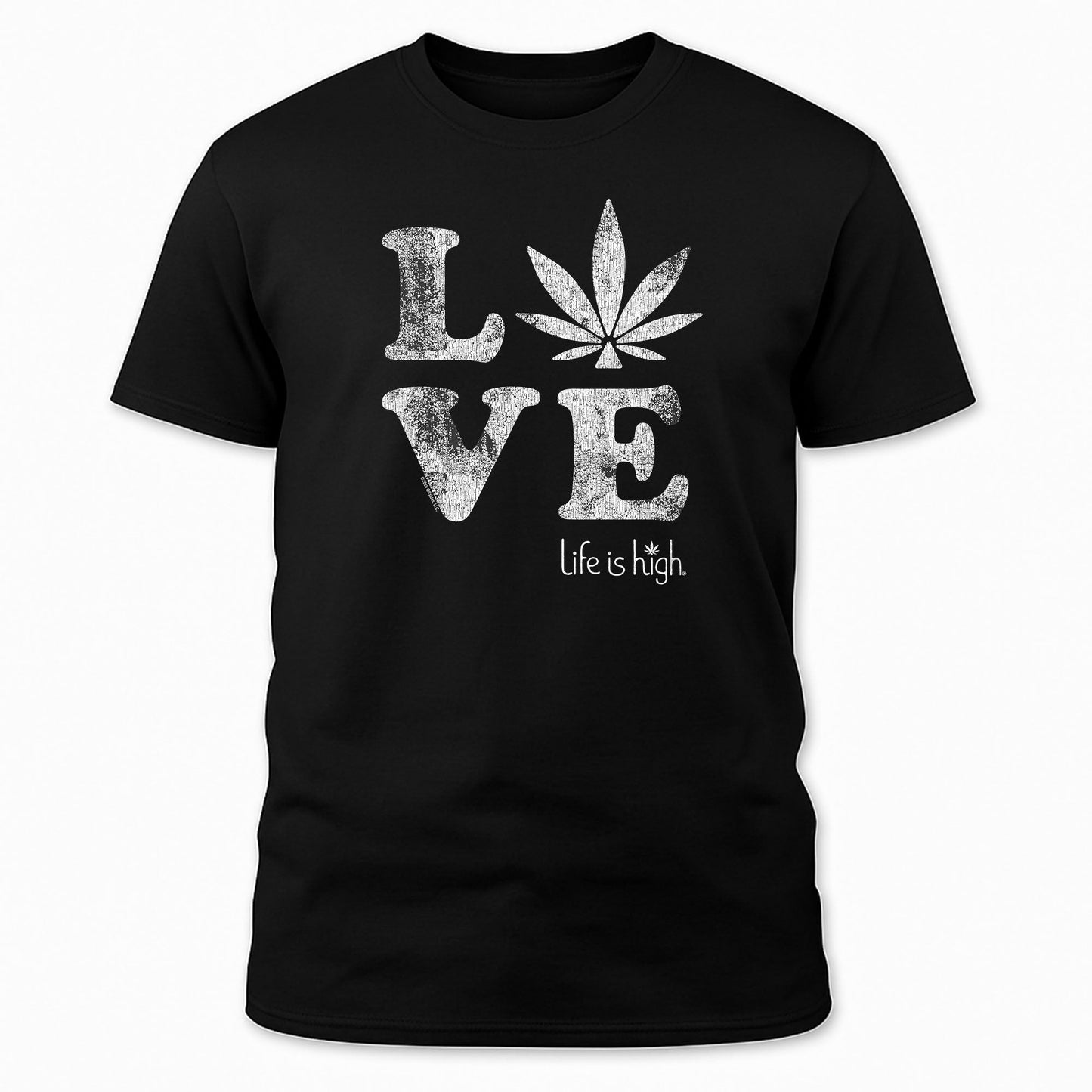 LOVE (Distressed Leaf) Tee
