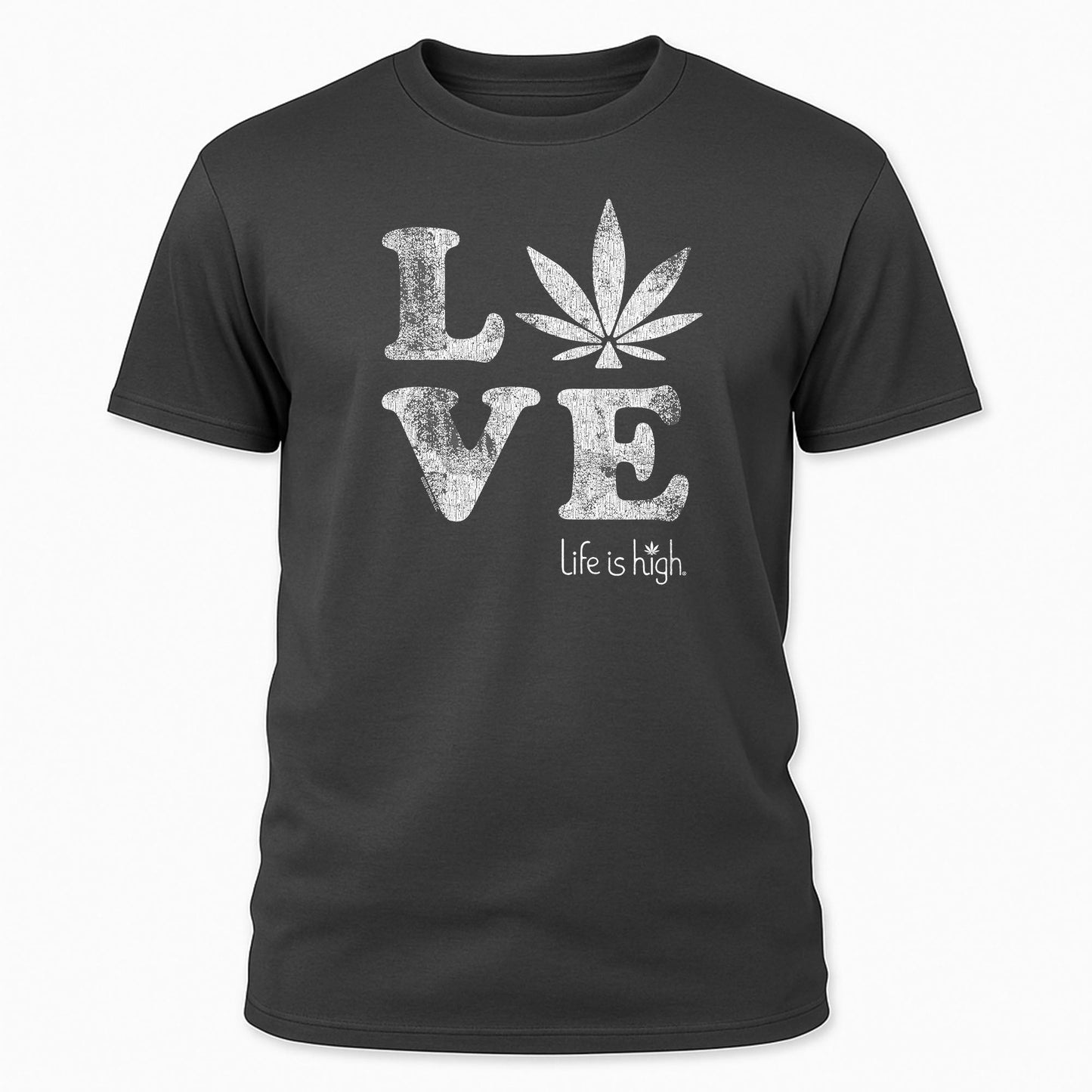 LOVE (Distressed Leaf) Tee