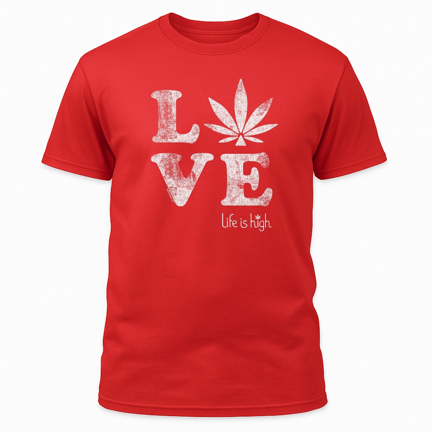 LOVE (Distressed Leaf) Tee