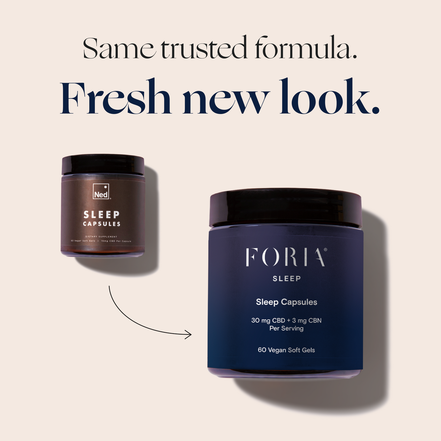 Foria's CBD/CBN Sleep Capsules