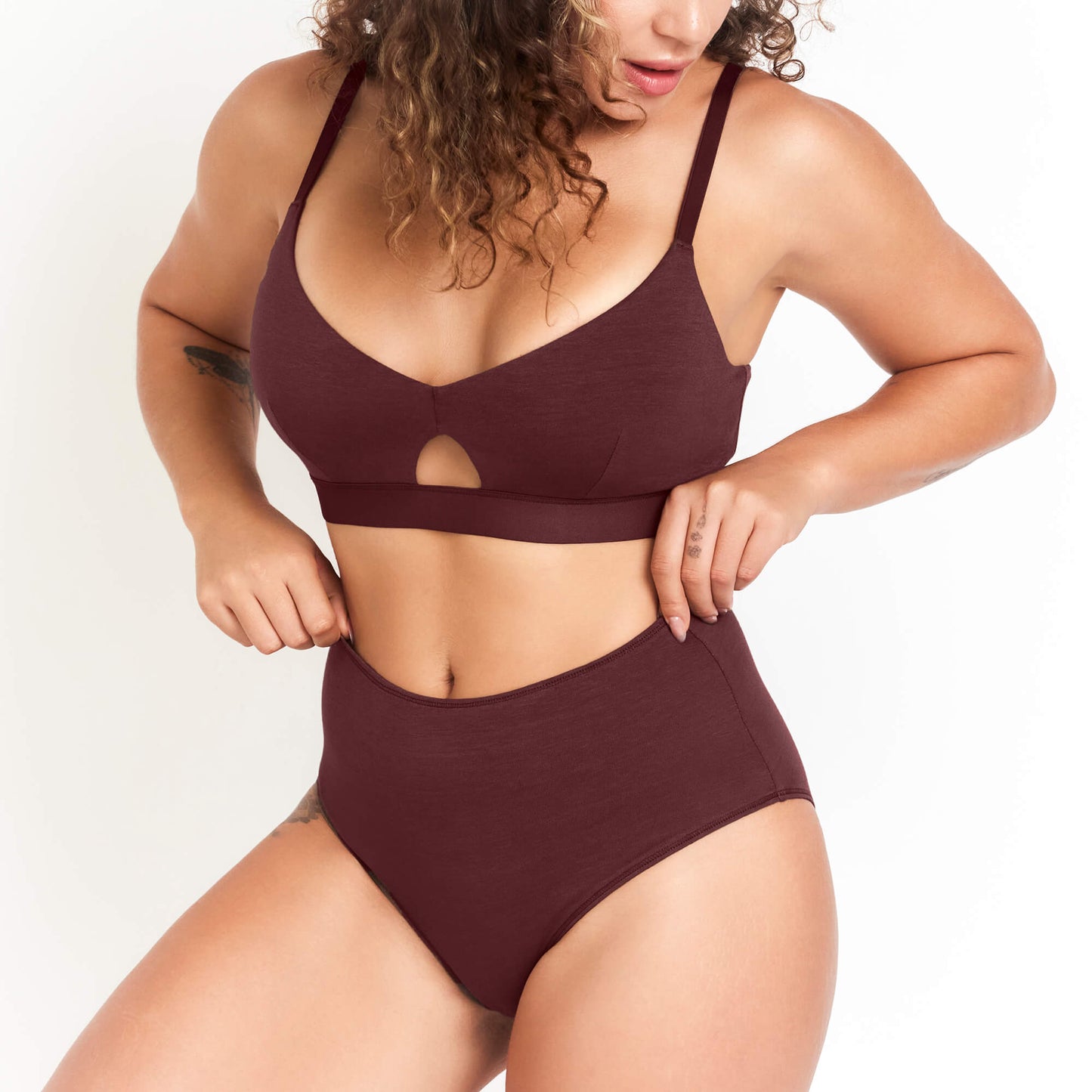 High-Rise Hemp Briefs