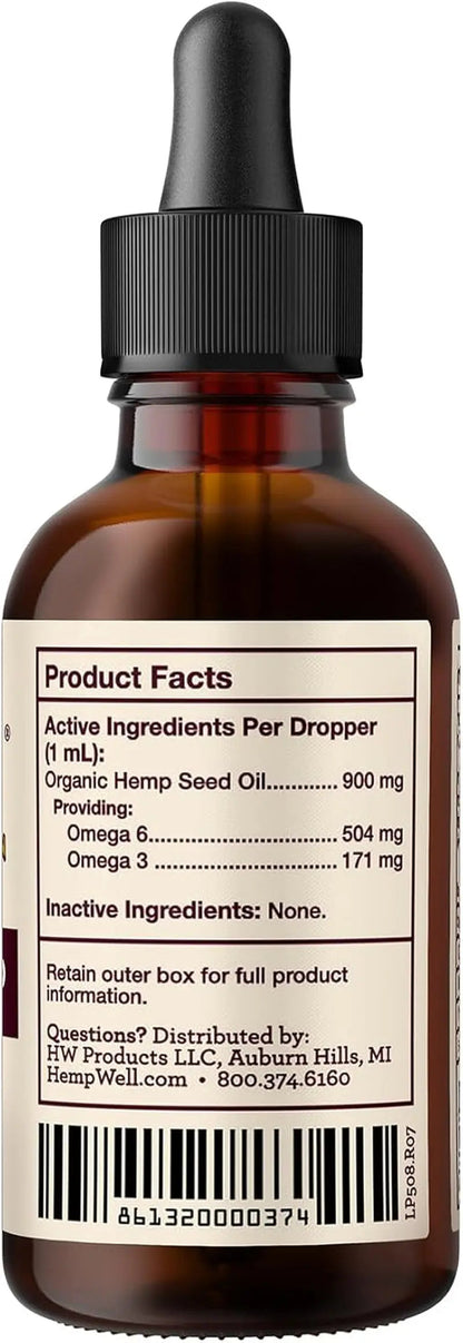 Organic Hemp Oil for Birds- Feather & Immune Support Parrot 2oz
