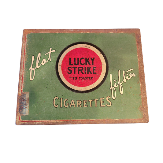 Antique Lucky Strike Cigarette Case for Pre-rolls