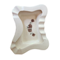 Mid-Century Ceramic Rose Painted Ashtray