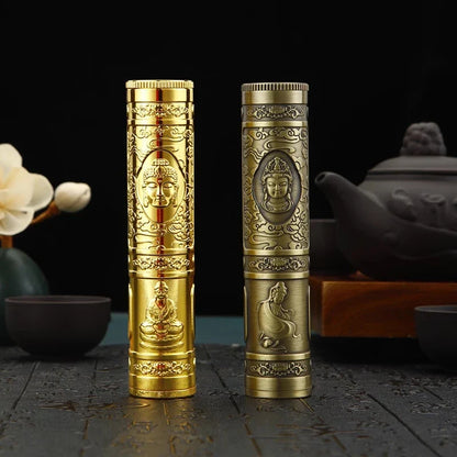 Retro Smoking Vial-Buddha-Dragon-Skull