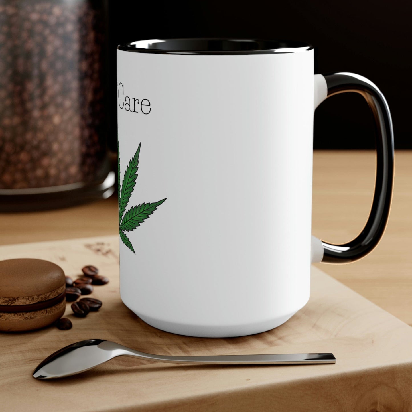 "Self Care" Pot Leaf Mug