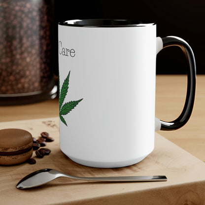 "Self Care" Pot Leaf Mug