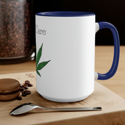 "Self Care" Pot Leaf Mug