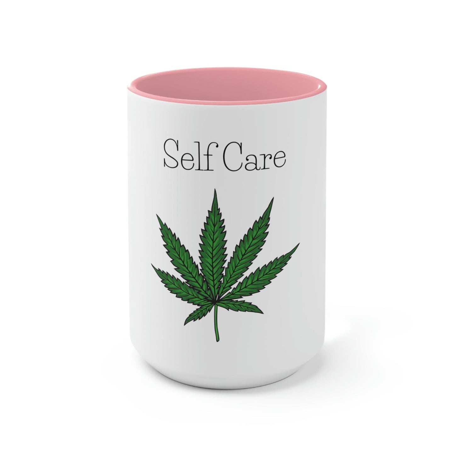 "Self Care" Pot Leaf Mug