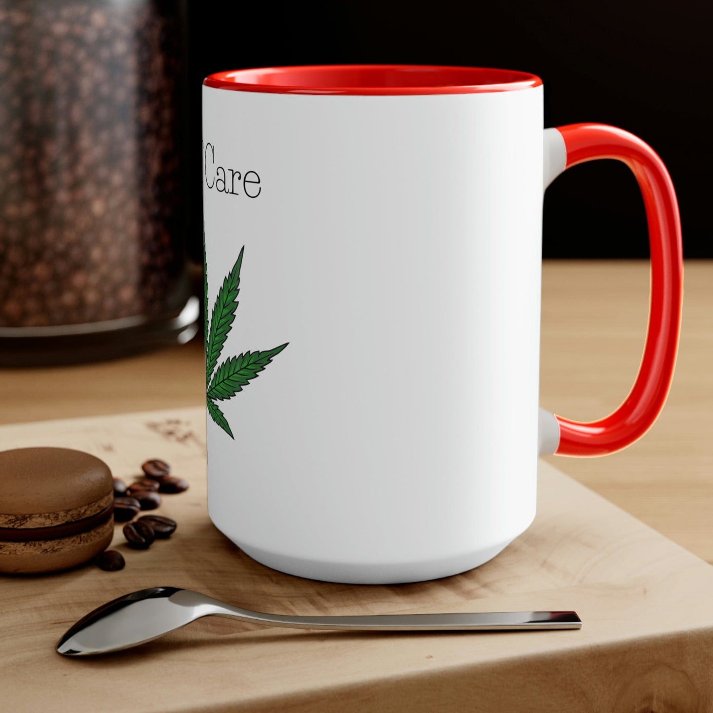 "Self Care" Pot Leaf Mug