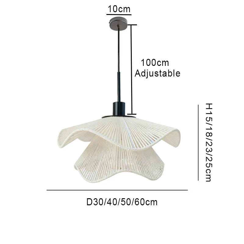 Hemp Rope Pendant Lamp