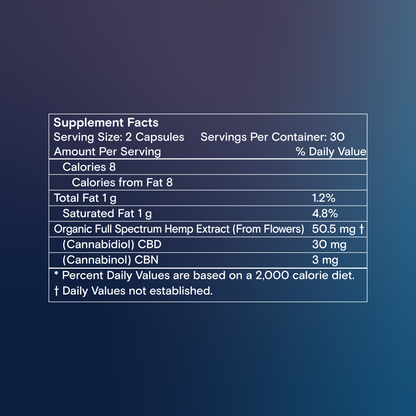 Foria's CBD/CBN Sleep Capsules