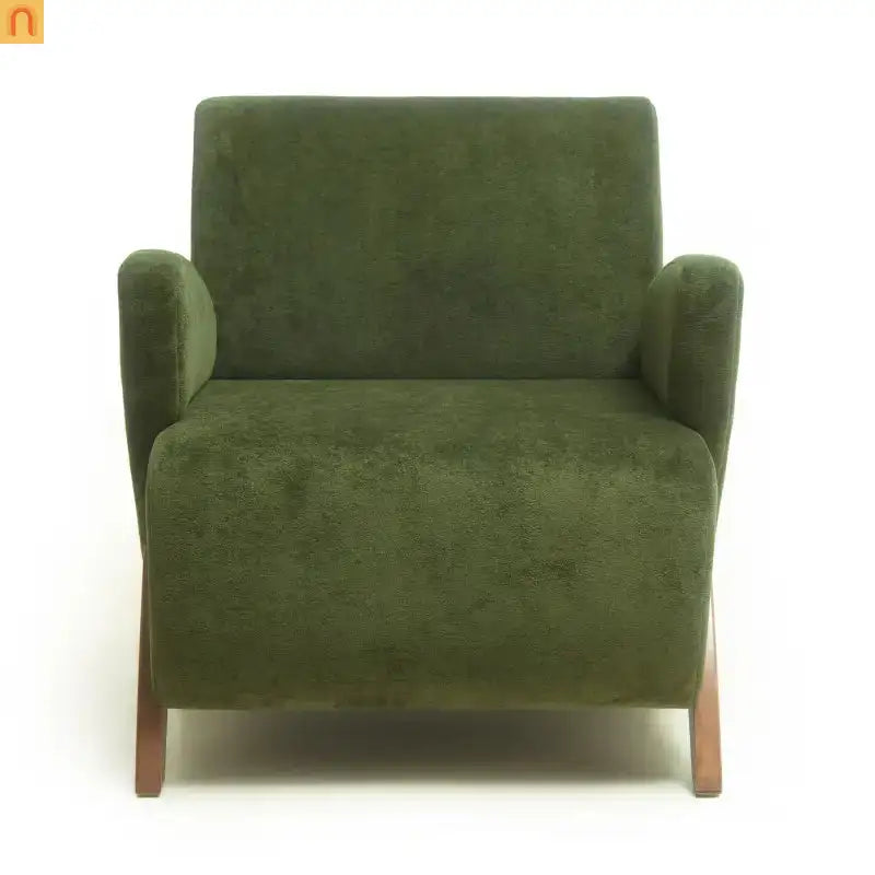 Green Velvet Accent Chair