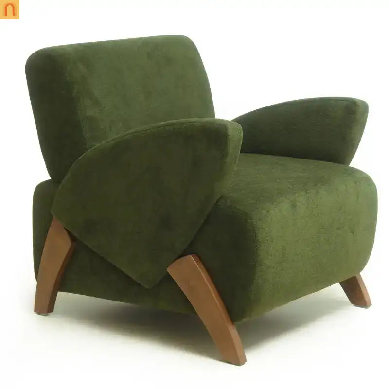 Green Velvet Accent Chair