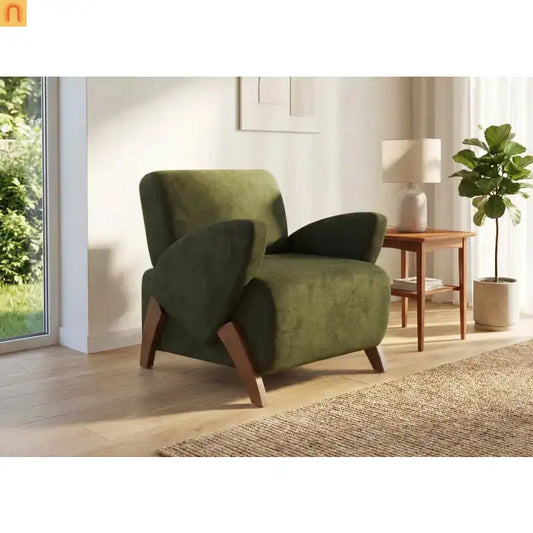 Green Velvet Accent Chair