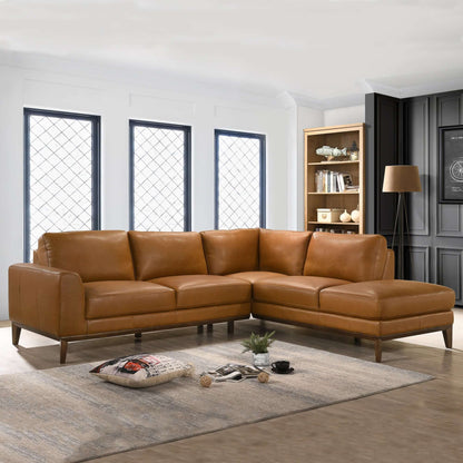 London Leather Sectional Sofa