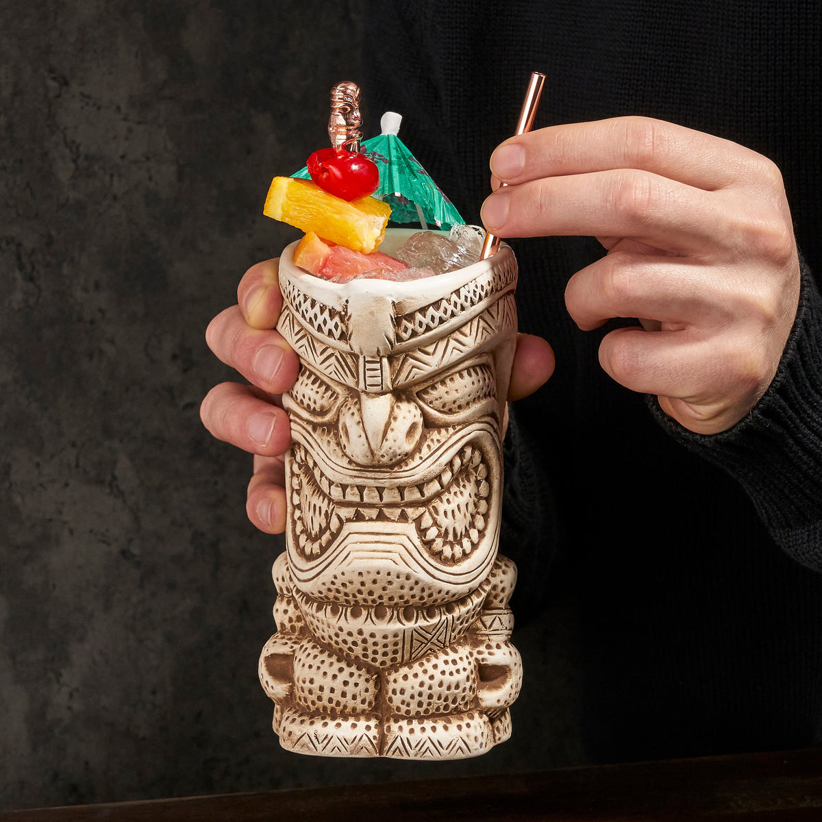 Pacific High Tide Tiki Mugs Set of 2 - Marijuana Mama