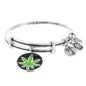 Lolo Jamaica Marijuana Leaf Bangle