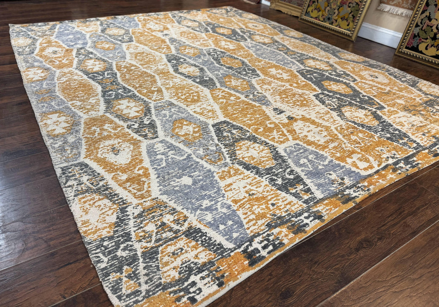 Handmade Contemporary Modern Indian Rug 8x10