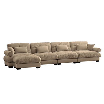 Modern Sectional Sofa With Ottoman - Marijuana Mama