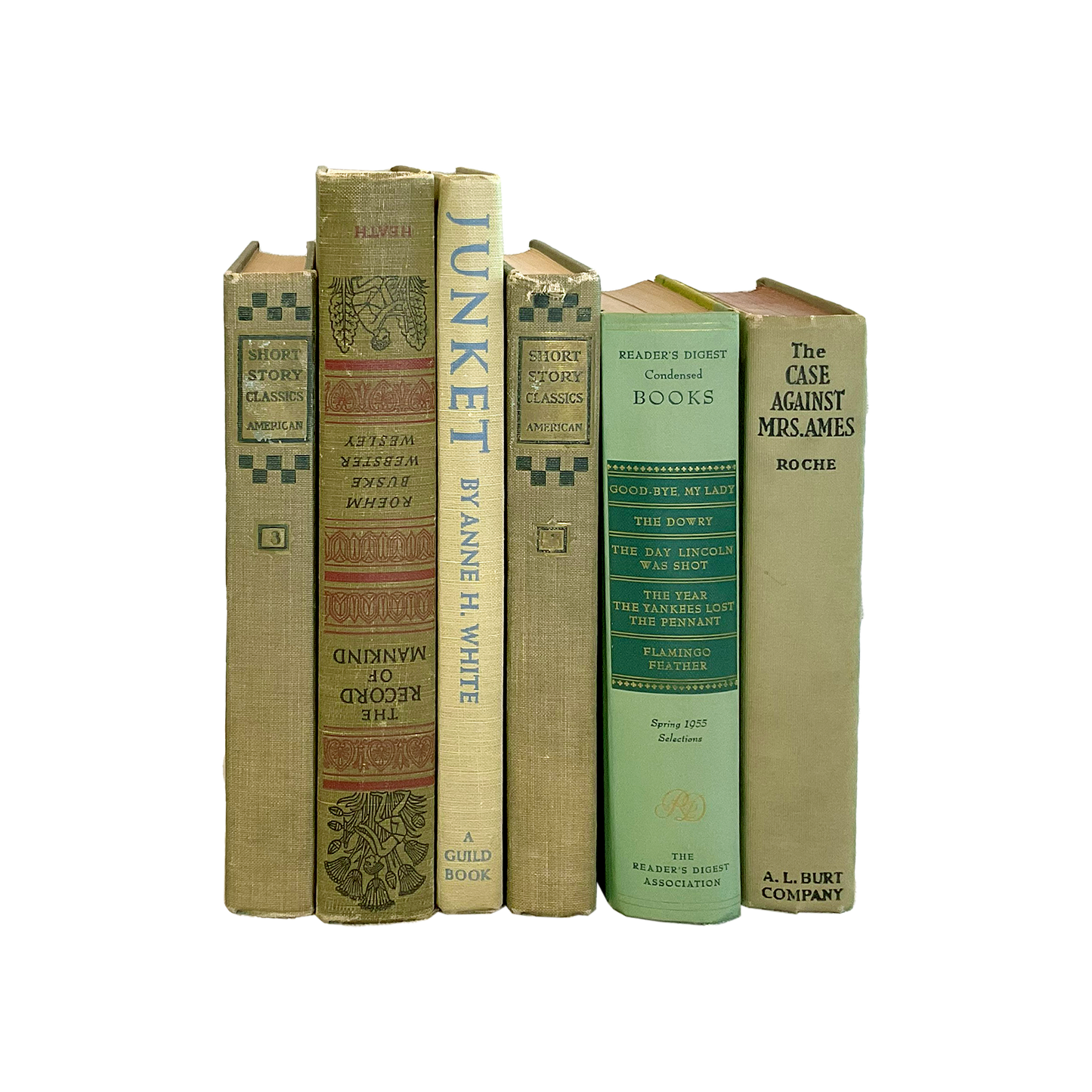 Vintage & Antique Books - Green