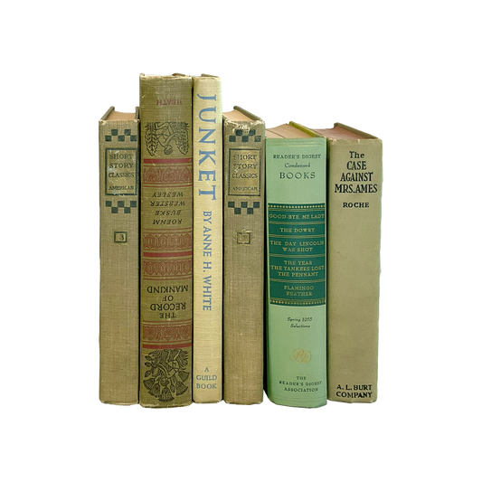 Vintage & Antique Books - Green