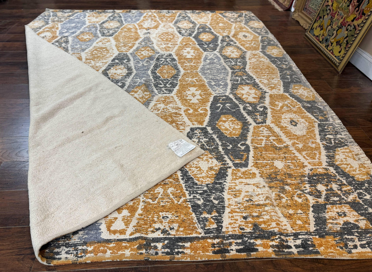 Handmade Contemporary Modern Indian Rug 8x10