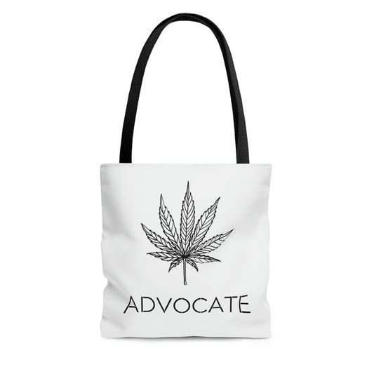 Marijuana Advocate Squared Tote Bag