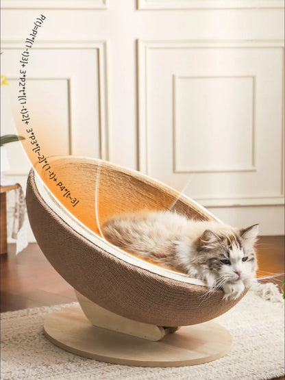 Cat Nest with Hemp Rope Scratcher