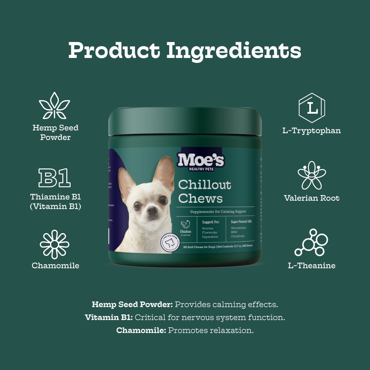 Chillout Chews for Dogs