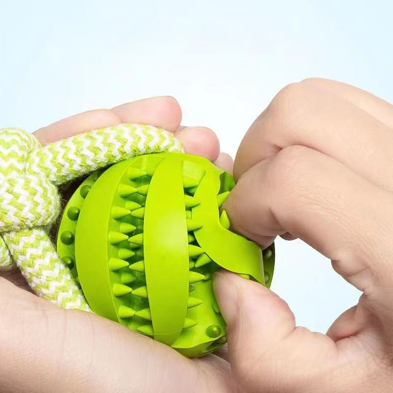Treat Balls Interactive Hemp Rope for Dogs