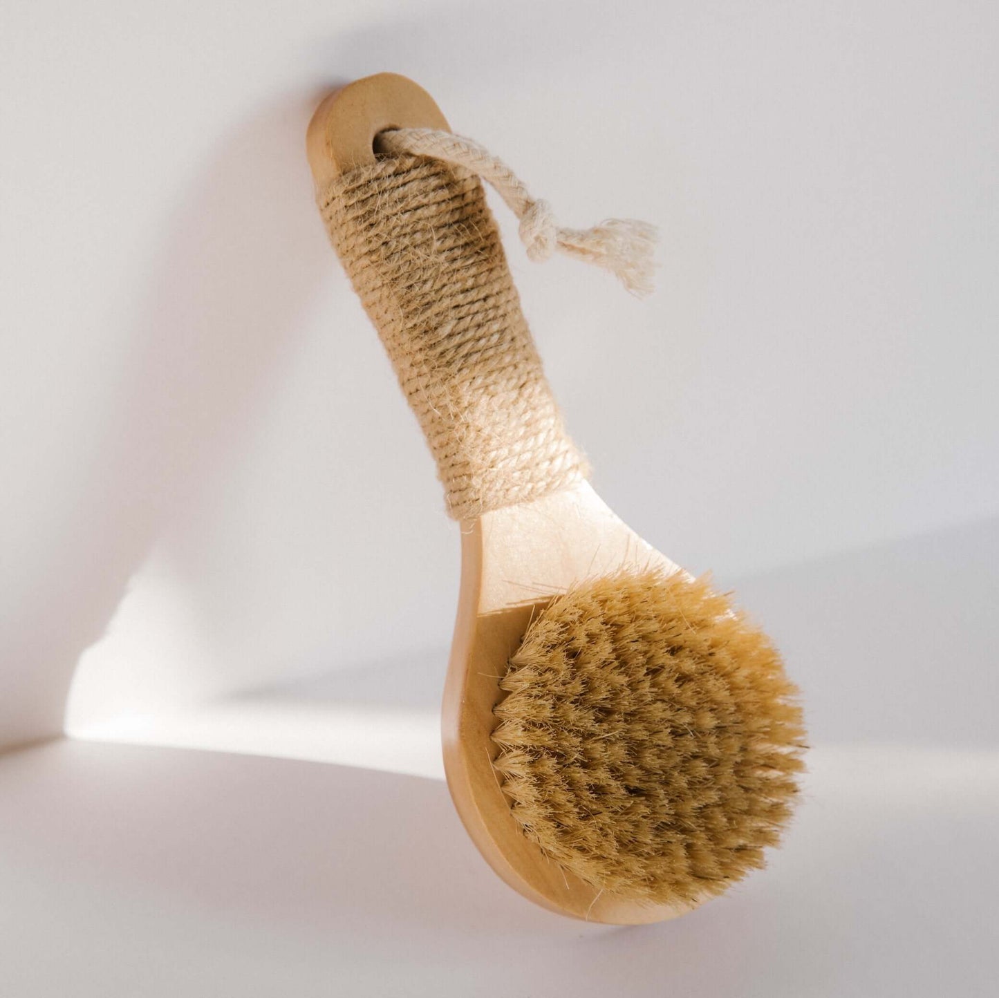Natural Bristle Dry Hemp Brush