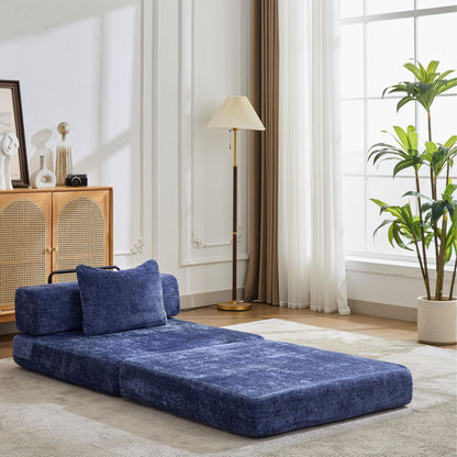 Convertible Floor Sofa Bed With Fixed Shape Frame For Living Room - Marijuana Mama