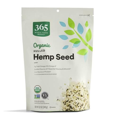 Whole Foods Market, Organic Hulled Hemp Seed - 12 Ounce