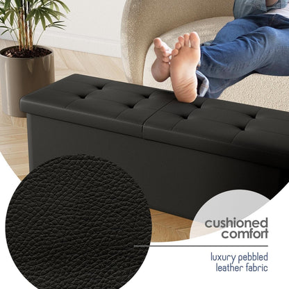 Black Forty Multifunctional Storage Bench