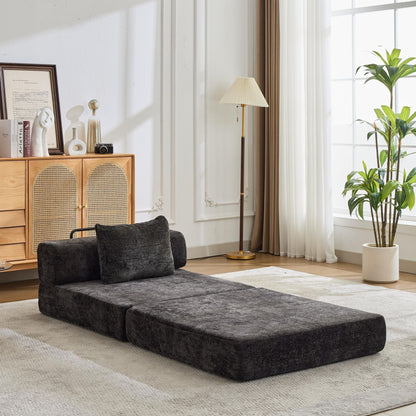 Convertible Floor Sofa Bed With Fixed Shape Frame For Living Room - Marijuana Mama