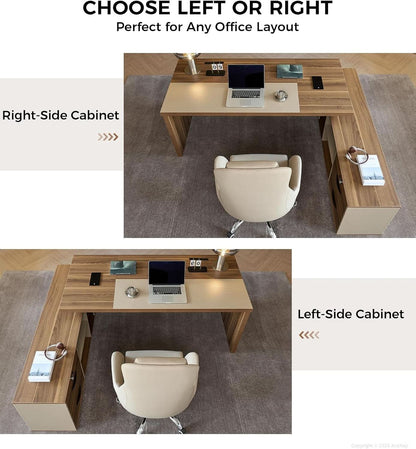 Gorgeous Desk Lockable Drawers Privacy Panel