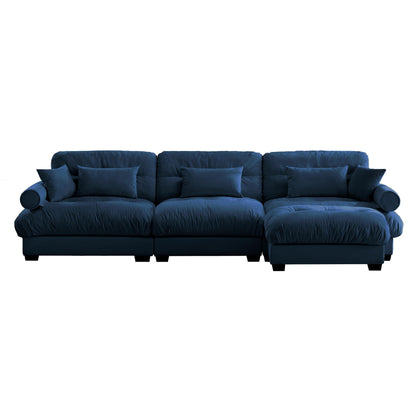 Super Comfort Oversized Modular Sectional Sofa With Movable Ottoman - Marijuana Mama