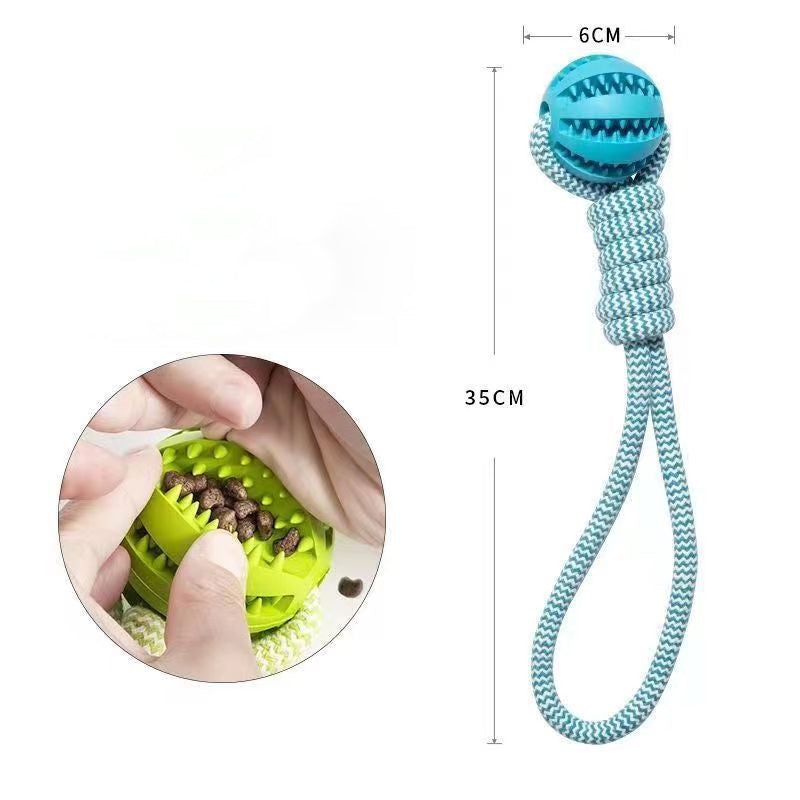 Treat Balls Interactive Hemp Rope for Dogs