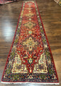 Vintage 1970s Indo Persian Heriz Runner Rug