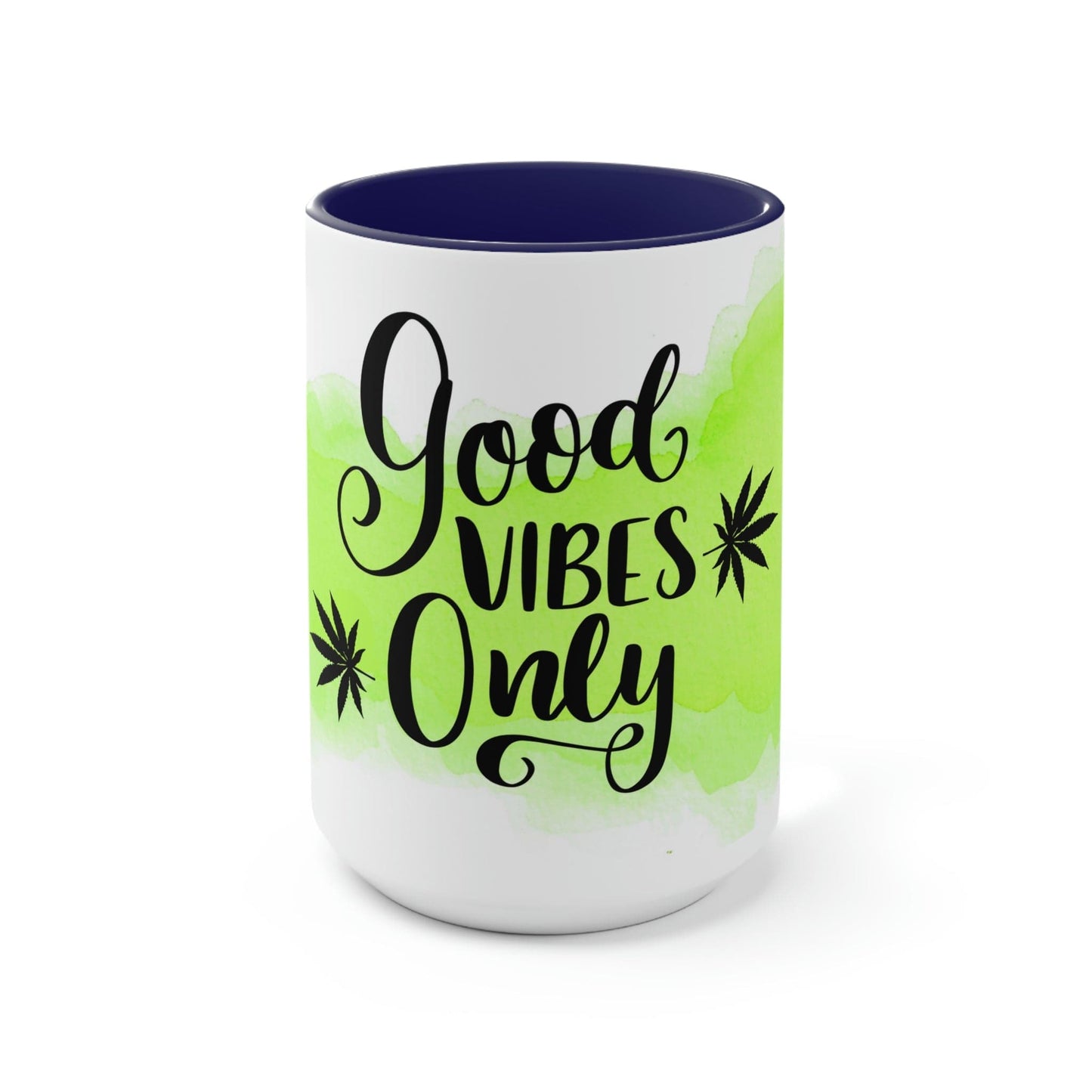 Good Vibes Only Two-Tone Marijuana Mug