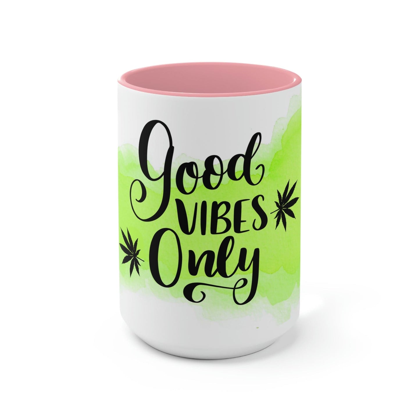 Good Vibes Only Two-Tone Marijuana Mug