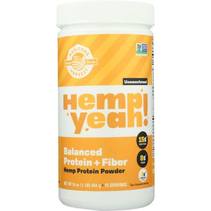 Hemp Yeah! Balanced Protein Fiber Unsweetened | 16 oz