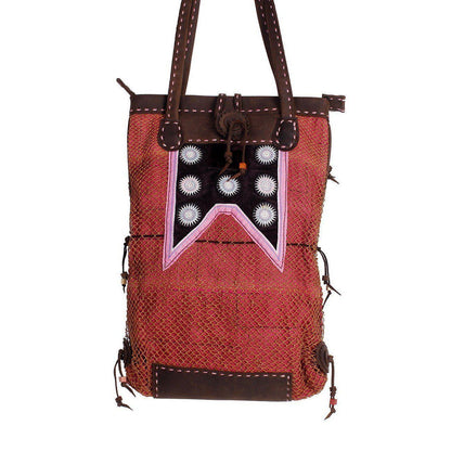 Hemp & Leather Shoulder Bag