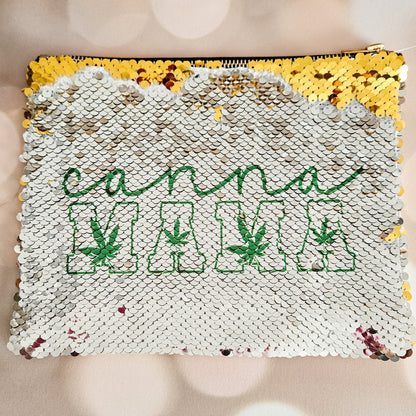 Cannamama 420 Sequin Stash Bag