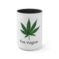 "I'm Vegan" Pot Leaf Coffee Mug