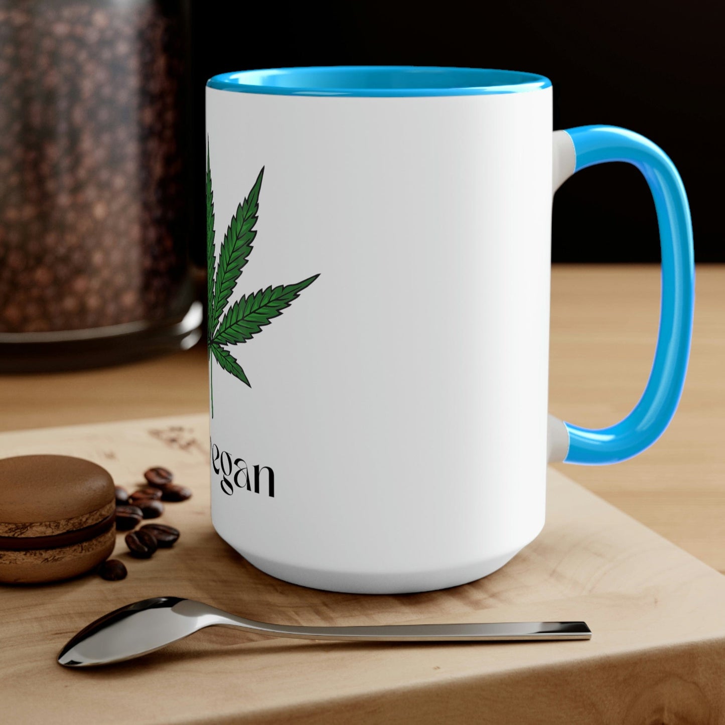 "I'm Vegan" Pot Leaf Coffee Mug