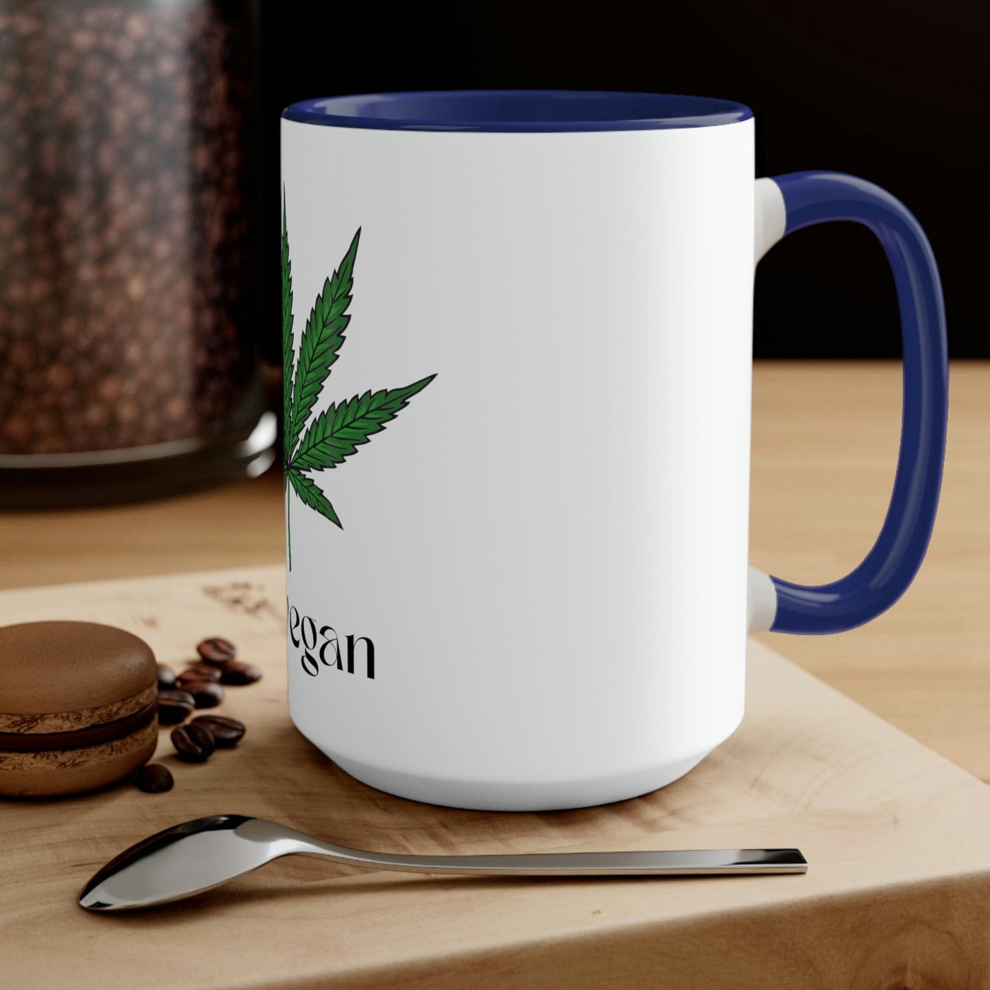 "I'm Vegan" Pot Leaf Coffee Mug